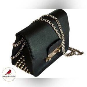 Furla Baby Julia Metropolis Stud Bolero Black – + Dust Bag – Chain Crossbody